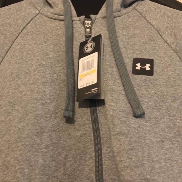 Under Armour Rival Fleece Full Zip Hoodie - Picture 9 of 9